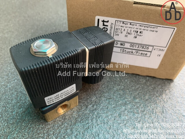 Burkert Gas Solenoid Valve 1to4inch (10) 